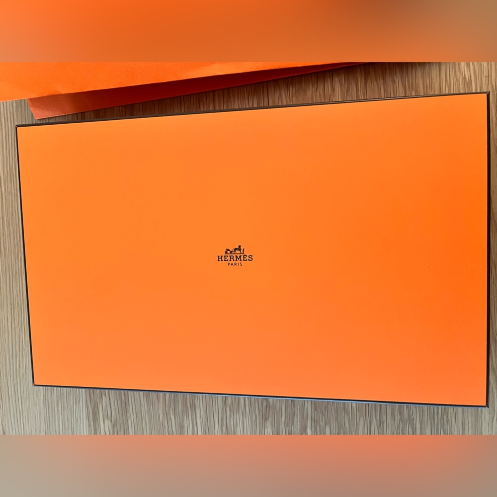 Hermès Empty box and bag 15” long